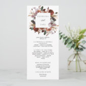 Programme de cérémonie des Mariages de Butterum &  (Debout devant)