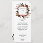 Programme de cérémonie des Mariages de Butterum &  (Devant / Derrière)