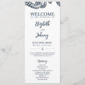 Programme de cérémonie des Mariages de pieuvre mar (Devant)