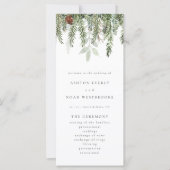 Programme de Cérémonie des Mariages de vacances mo (Devant)