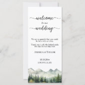 Programme de cérémonie des Mariages des Pins des M (Devant)