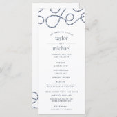 Programme de cérémonie des Mariages en état de nav (Devant / Derrière)