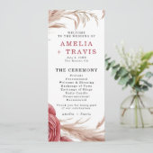 Programme de cérémonie des Mariages en herbe de Pa (Debout devant)