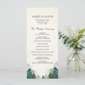 Programme de cérémonie des Mariages forestiers Pin (Debout devant)