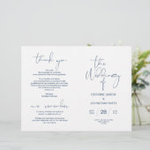 Programme de cérémonie des mariages, Marine minima (Debout devant)