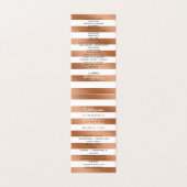 Programme de cérémonie des Mariages Roses modernes (Outside Unfolded)