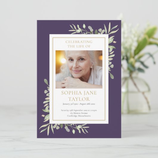 Programme de cérémonie funéraire de commémoration  (Debout devant)