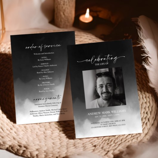 Programme de cérémonie funéraire mémorial Brouilla