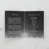 Programme de cérémonie funéraire plié Brouillard G (Intérieur)