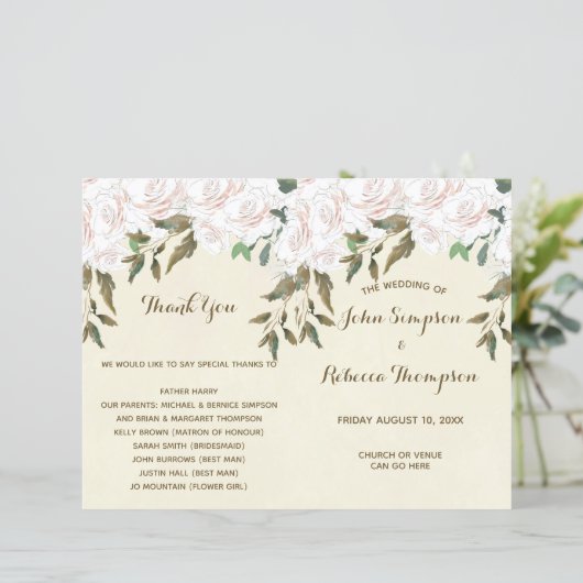 programme de cérémonie moderne de floraison d'ivoi (Debout devant)