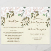 programme de cérémonie moderne de floraison d'ivoi (Devant)