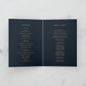 Programme de cérémonie pliée Soleil céleste et Lun (Intérieur)
