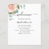 Programme de chronologie des mariages floraux d'or (Devant)