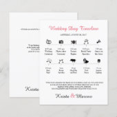 Programme de chronologie du Mariage d'icône (Devant / Derrière)