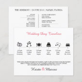 Programme de chronologie du Mariage d'icône (Devant / Derrière)