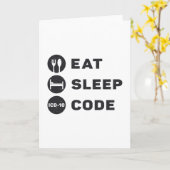 Programme de code médical Eat Sleep code ICD (Fleur jaune)