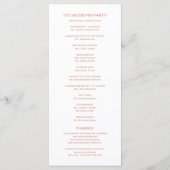 Programme de commande de Mariage Rose d'or (Dos)