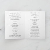 Programme de commémoration plié de couverture de p (Intérieur)