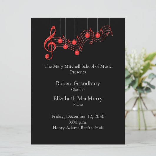 Programme de considérant musical de vacances (Debout devant)