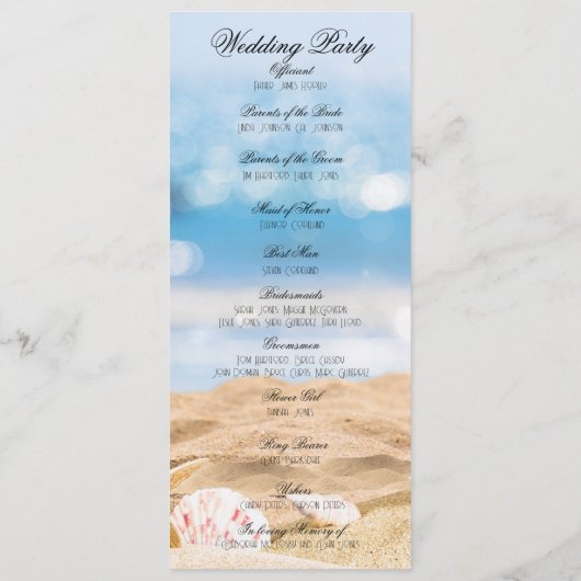 Programme de destination de la plage (Dos)