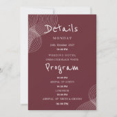 Programme de détails géométriques bordeaux minimal (Devant)