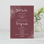 Programme de détails géométriques bordeaux minimal (Debout devant)