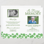 Programme de fermeture de l'ordre des funérailles (Devant / Derrière)