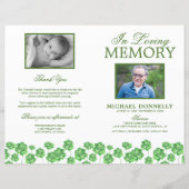 Programme de fermeture de l'ordre des funérailles (Devant)