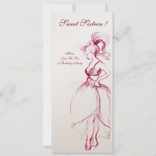 Programme de FÊTE D'ANNIVERSAIRE SWEET 16 ROUGE RO