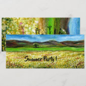 PROGRAMME DE FÊTE D'ÉTÉ ARBRE SOLITAIRE, CHAMP JAU (Devant / Derrière)