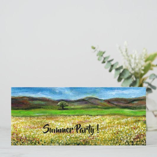 PROGRAMME DE FÊTE ESTIVALE ARBRE SOLITAIRE, CHAMP  (Debout devant)