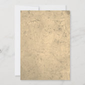 Programme de fête thématique florale rustique Cowg (Dos)