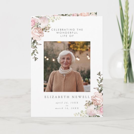 Programme de fêtes florales pliées du printemps (Devant)