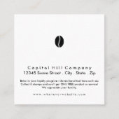 programme de fidélité café carré (Devant)