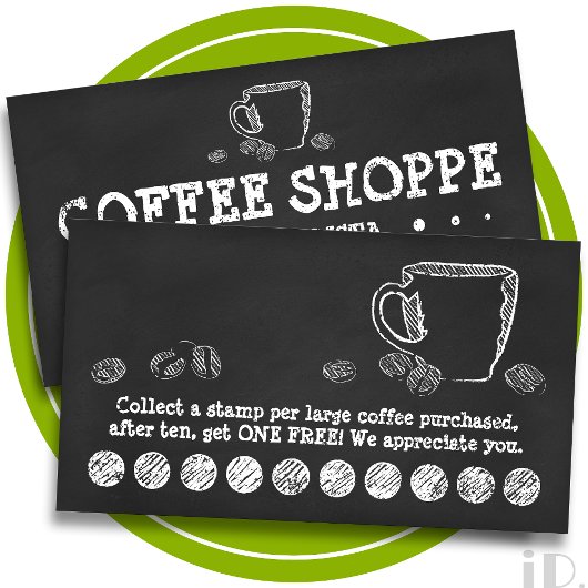 programme de fidélité COFFEE CUP CHALK (3points)