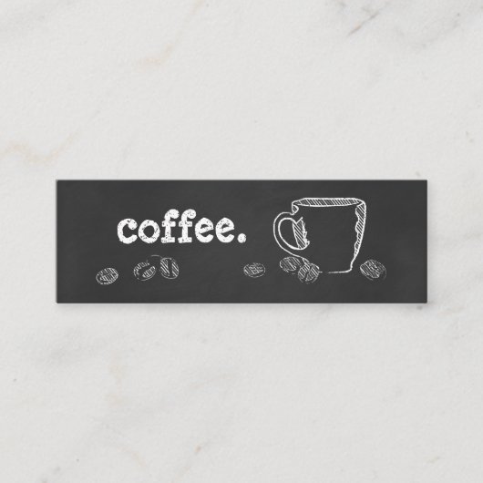 Programme de fidélité de CRAIE de TASSE de CAFÉ (Devant)