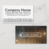 programme de fidélité de pluie d'automne (Devant / Derrière)