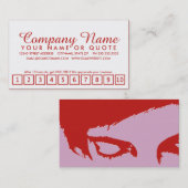 programme de fidélité du salon : style emo (Devant / Derrière)