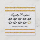 Programme de fidélité / Parties scintillant d'or d (Devant)