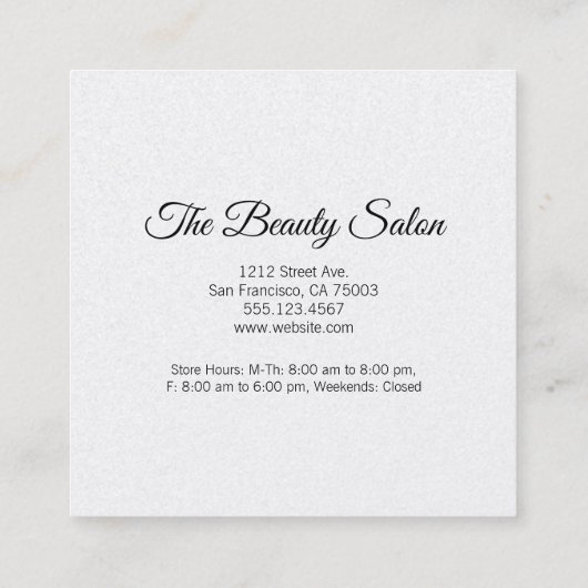 Programme de fidélité / Parties scintillant d'or d (Dos)