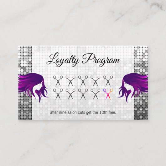 Programme de fidélité / Séquin / Ciseaux de salon (Devant)