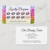 Programme de fidélité / Séquin coloré / Beauté (Devant / Derrière)