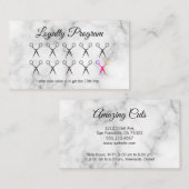 Programme de fidélité Styliste Marbre (Devant / Derrière)