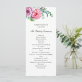 Programme de fleurs boho. Cérémonie de mariage boh (Debout devant)