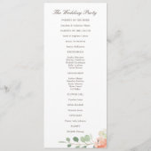 Programme de floraison de l'aquarelle du printemps (Dos)