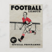 Programme de football vintage (Devant)