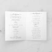 Programme de funérailles avec photo de célébration (Intérieur)