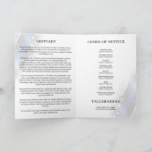 Programme de funérailles bifold mémorial de police (Intérieur)