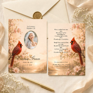 Programme de funérailles en mémoire d'un cardinal