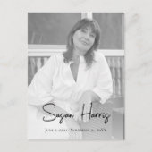 Programme de funérailles pour une célébration mode (Devant)